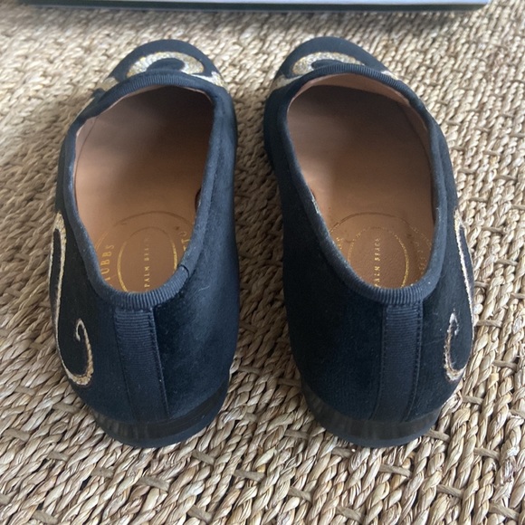STUBBS & WOOTTON Authentic Black & Gold Loafers - Picture 4 of 7